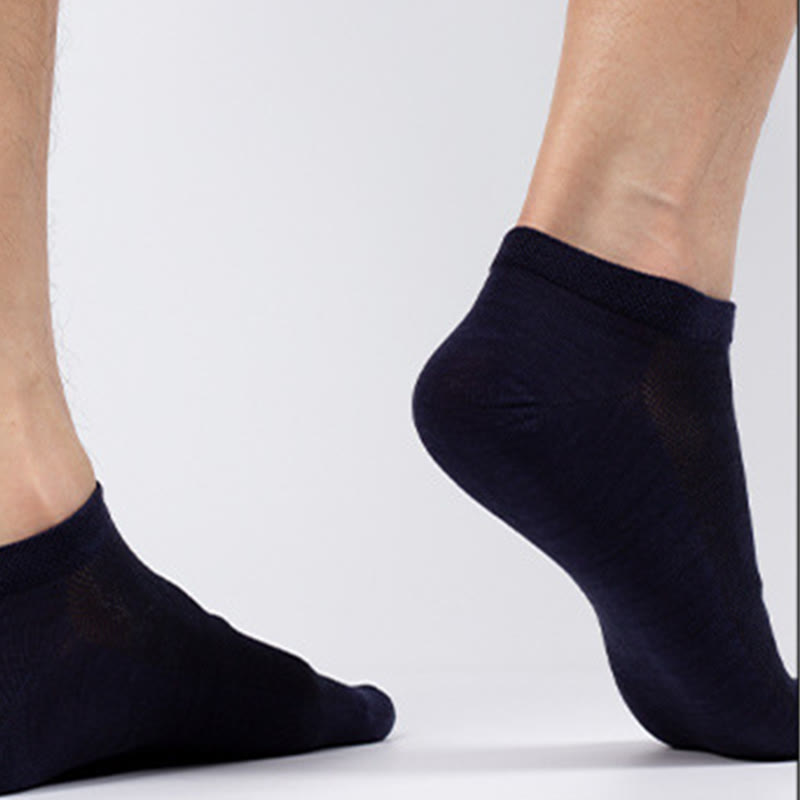 Chaussettes cheville en maille de bambou (4 paires) - image 7