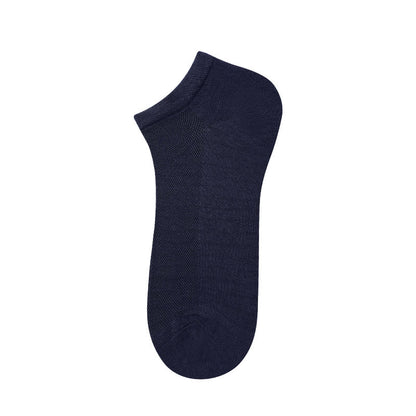Chaussettes cheville en maille de bambou (4 paires) - Bleu marine - EU39-44 (US6-10) - image 10