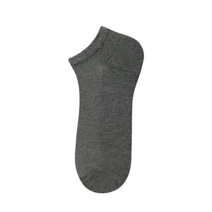 Chaussettes cheville en maille de bambou (4 paires) - Gris foncé - EU39-44 (US6-10) - image 12