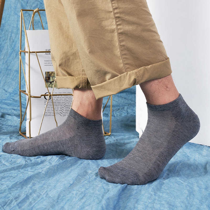 Chaussettes cheville en maille de bambou (4 paires) - image 1