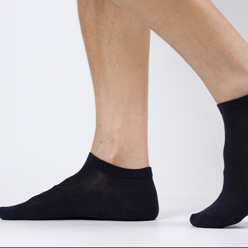 Chaussettes cheville en maille de bambou (4 paires) - image 6