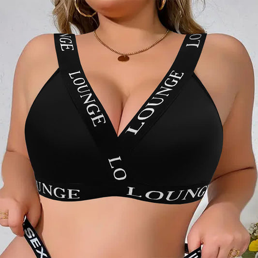 Soutien-gorge de sport sans armatures anti-affaissement à bretelles fixes