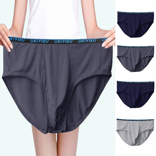 Lot de 2 slips amples et élastiques pour homme grande taille