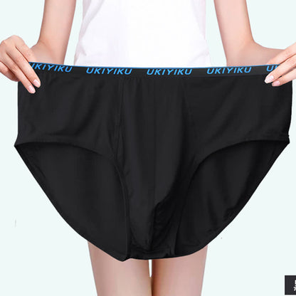 Lot de 2 slips amples et élastiques pour homme grande taille