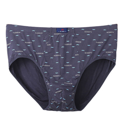 Lot de 2 slips confortables taille haute imprimés pour homme (grande taille)