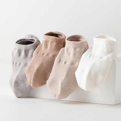 Chaussettes antidérapantes en silicone grande taille (8 paires)
