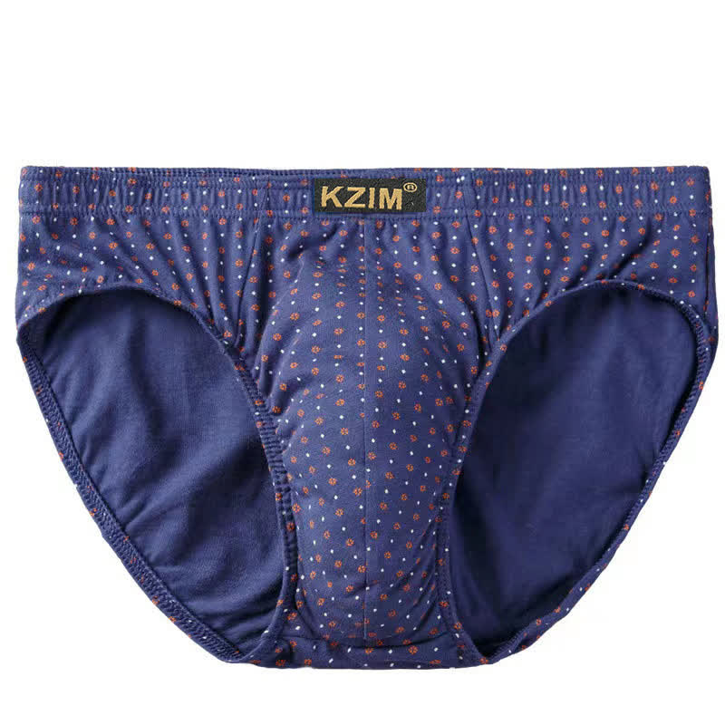 Slips en coton imprimé dragon pour hommes (lot de 3) - C-Bleu Royal - 7XL - image 12