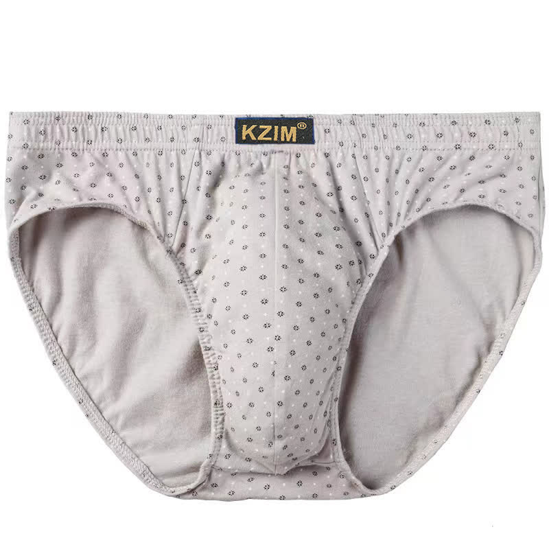 Slips en coton imprimé dragon pour hommes (lot de 3) - C-Gris - 7XL - image 11