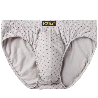 Slips en coton imprimé dragon pour hommes (lot de 3) - C-Gris - 7XL - image 11