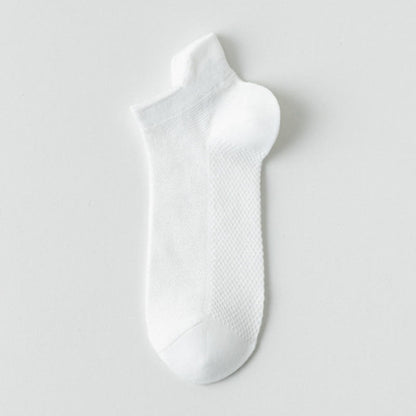 Chaussettes en maille aux couleurs classiques (7 paires) - Blanc - EU36-40 (US3-7) - image 10