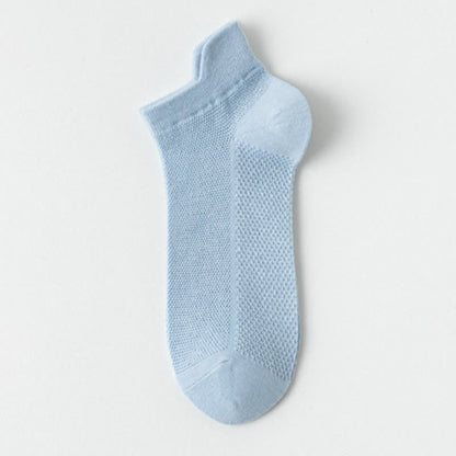 Chaussettes en maille aux couleurs classiques (7 paires) - Bleu - EU36-40 (US3-7) - image 8