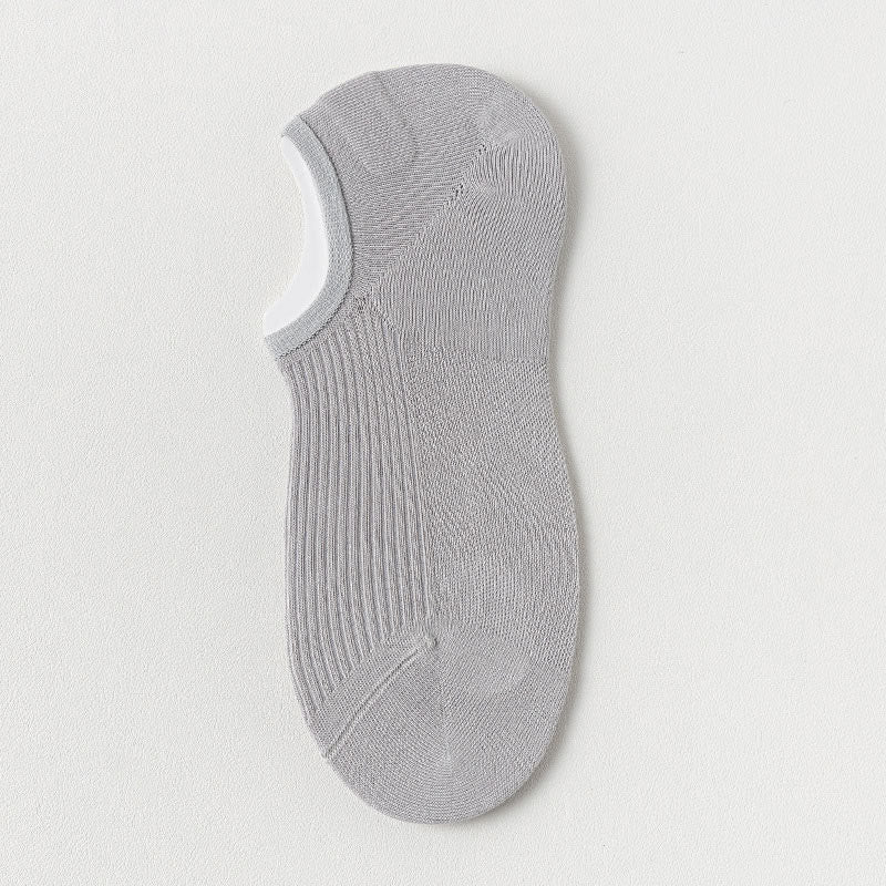 Chaussettes confortables et légères (4 paires) - Gris clair - EU39-45 (US6-11) - image 5