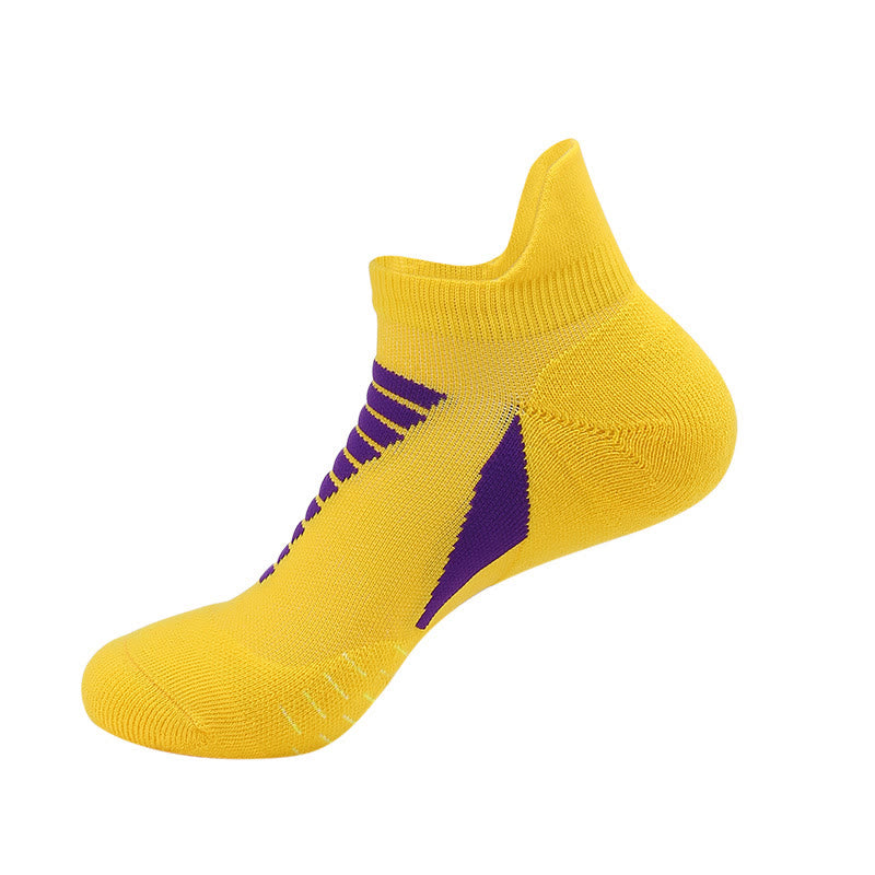 Chaussettes de compression sans coutures grande taille (5 paires) - Jaune - EU36-40 (US3-7) - image 2