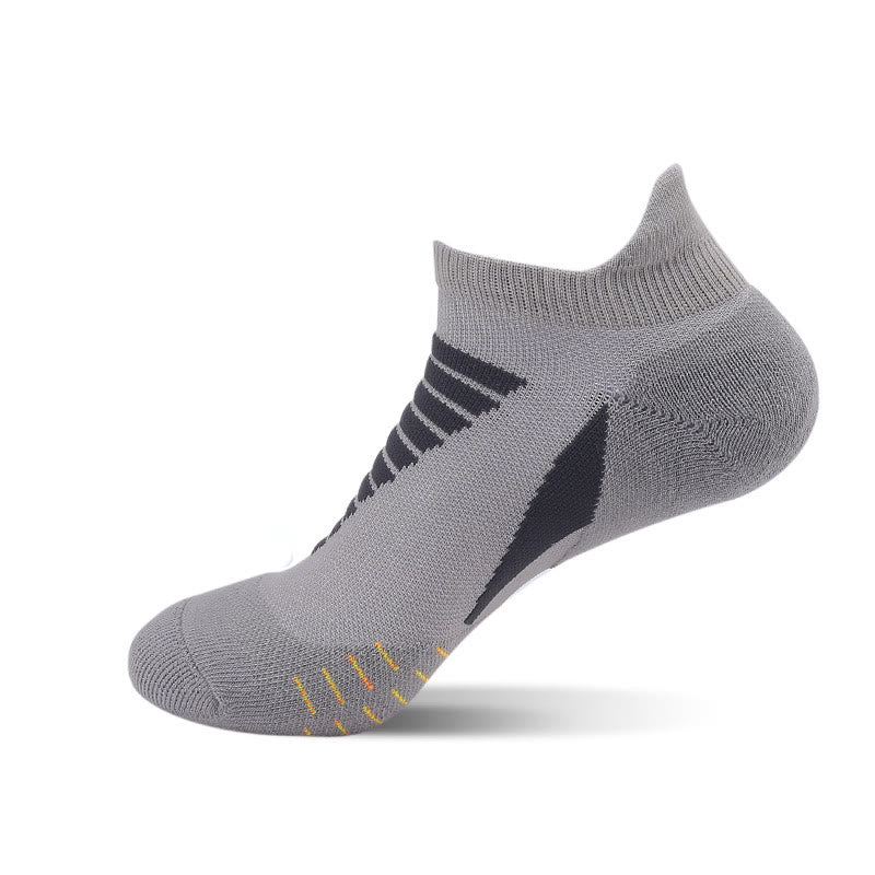 Chaussettes de compression sans coutures grande taille (5 paires) - Gris - EU36-40 (US3-7) - image 6