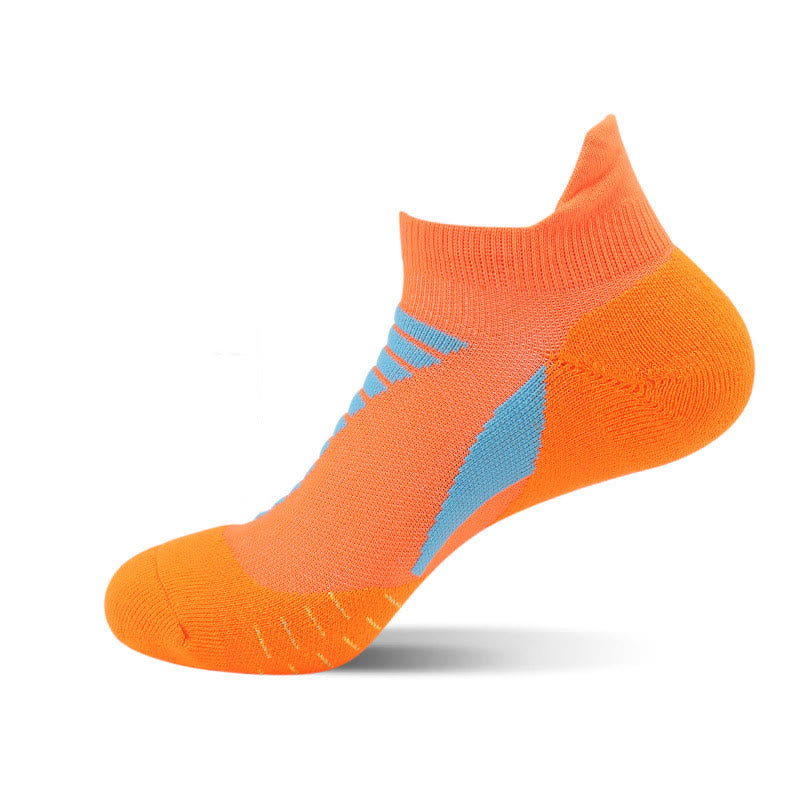 Chaussettes de compression sans coutures grande taille (5 paires) - Orange - EU36-40 (US3-7) - image 5
