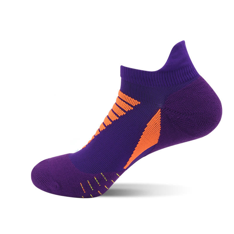 Chaussettes de compression sans coutures grande taille (5 paires) - Violet - EU36-40 (US3-7) - image 3