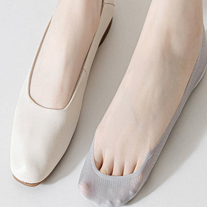 Chaussettes invisibles en soie glacée (5 paires)