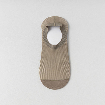 Chaussettes invisibles en maille aérée (6 paires) - Vert armée - EU38-43 (US5-9) - image 14