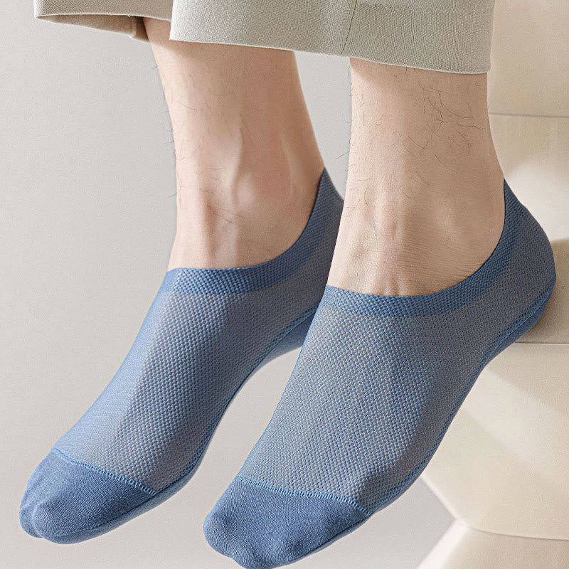 Chaussettes invisibles en maille aérée (6 paires) - image 4