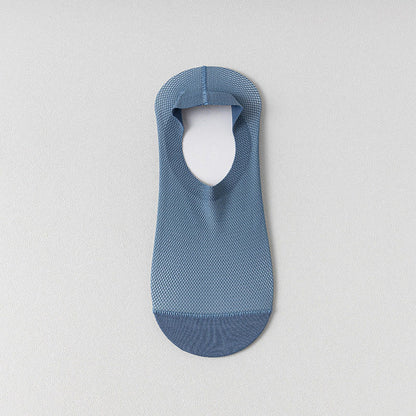 Chaussettes invisibles en maille aérée (6 paires) - Bleu - EU38-43 (US5-9) - image 15