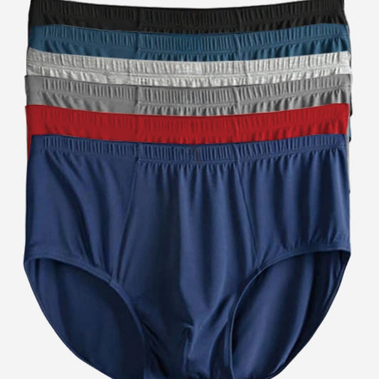 Slip taille haute en fibre de bambou pour homme (lot de 2)