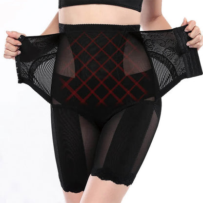 Short gainant taille haute à entrejambe ouvert