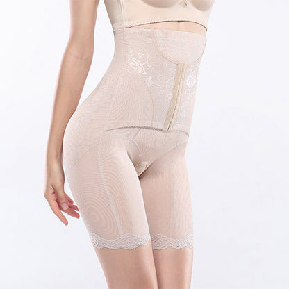Short gainant taille haute à entrejambe ouvert