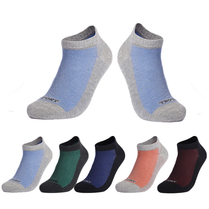 Chaussettes basses décontractées assorties (5 paires) - Multicolore - EU39-44 (US6-10) - image 0