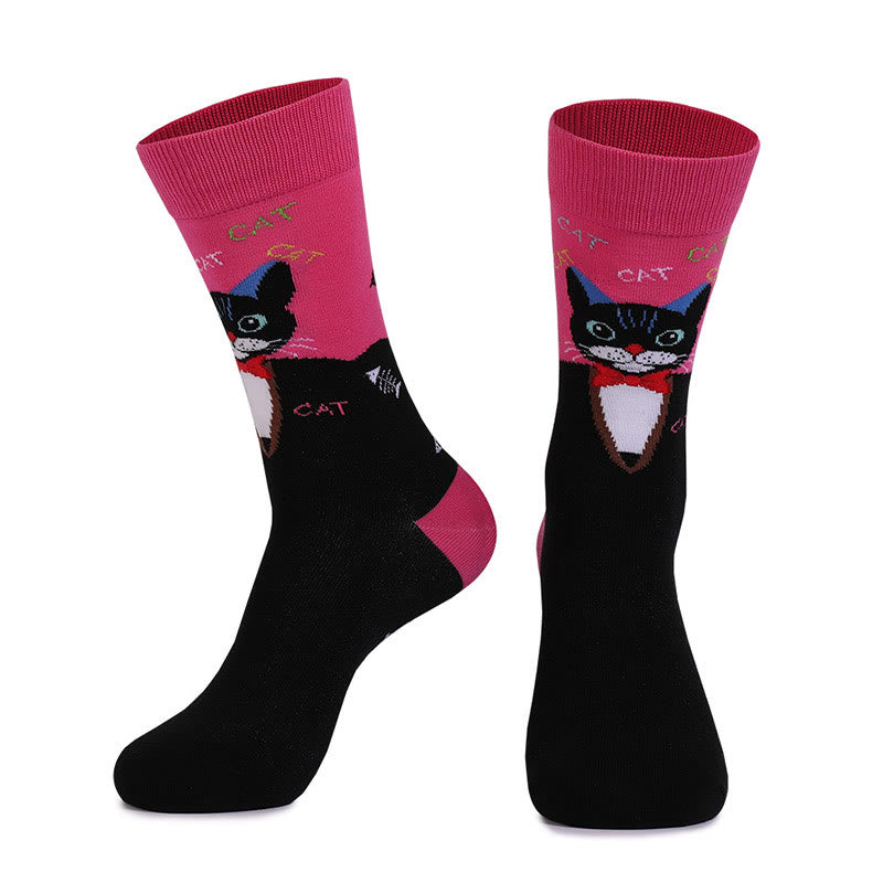 Chaussettes courtes Plusock série Chats et Chiens (4 paires) - image 10