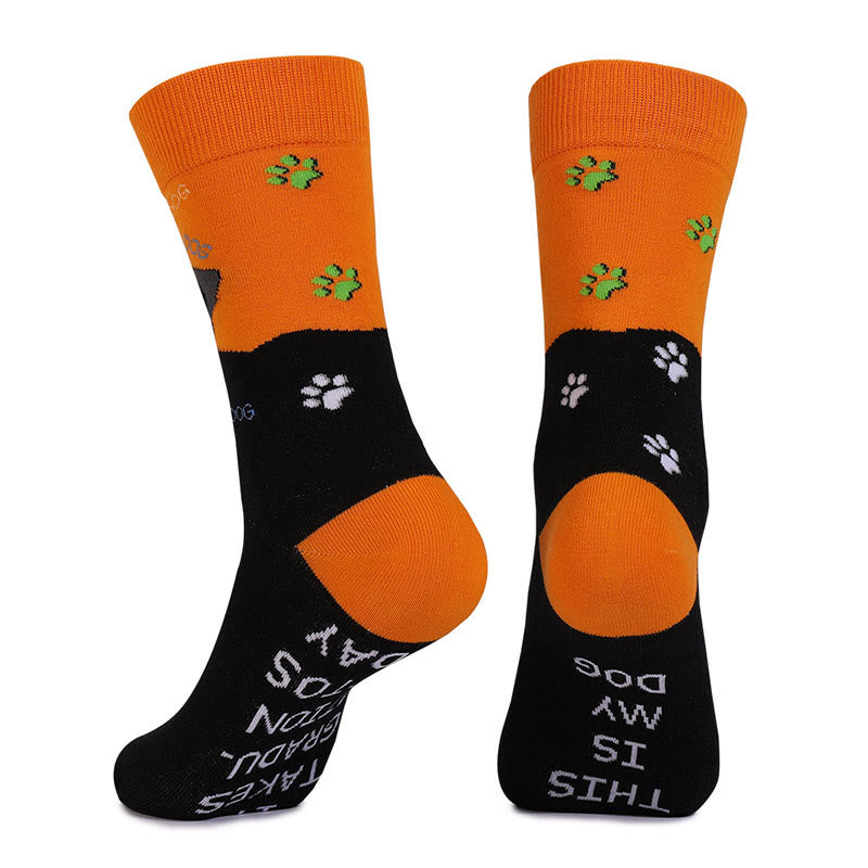 Chaussettes courtes de la série Chats et Chiens (4 paires) - image 7