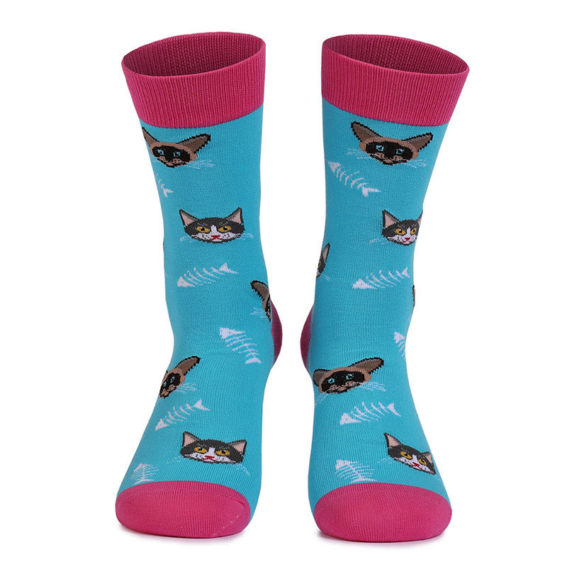 Chaussettes courtes Plusock série Chats et Chiens (4 paires) - image 13