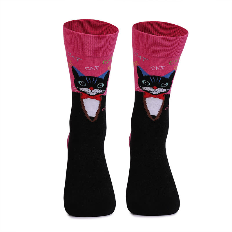 Chaussettes courtes Plusock série Chats et Chiens (4 paires) - image 9