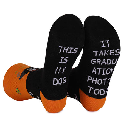 Chaussettes courtes de la série Chats et Chiens (4 paires) - image 8