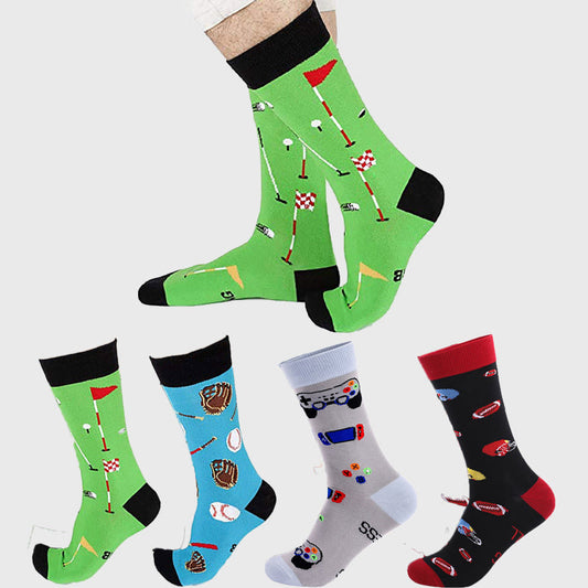 Chaussettes de rugby de golf grande taille (4 paires)