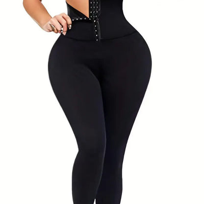 Pantalon de fitness gainant à double boutonnage