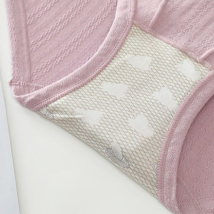 Culotte taille haute en coton sans coutures, couleur unie, grande taille (lot de 3)