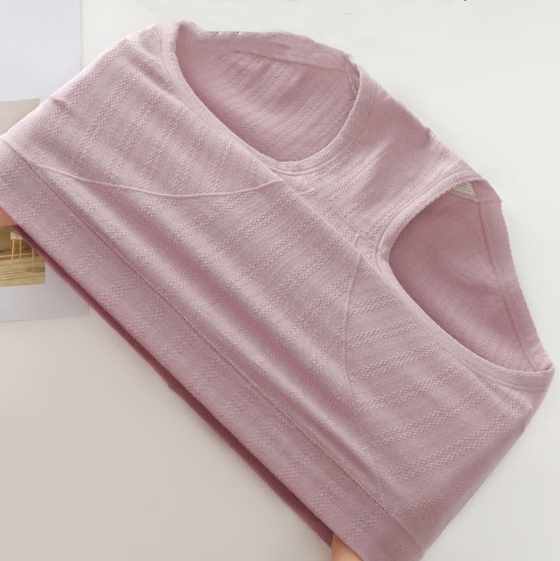 Culotte taille haute en coton sans coutures, couleur unie, grande taille (lot de 3)