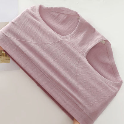 Culotte taille haute en coton sans coutures, couleur unie, grande taille (lot de 3)