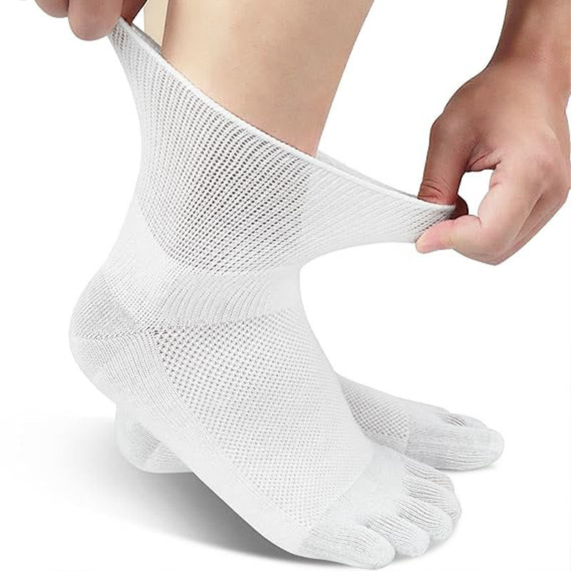 Chaussettes de contention pour diabétiques - Blanc - EU41.5-46 (US8-12) - image 3