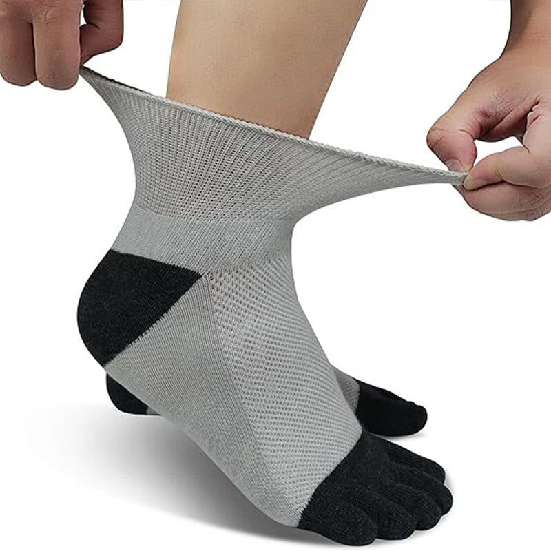 Chaussettes de contention pour diabétiques - Gris - EU41.5-46 (US8-12) - image 2