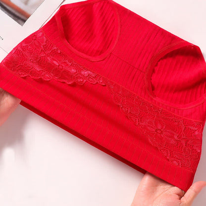 Culotte taille haute respirante en coton et dentelle florale (lot de 3)