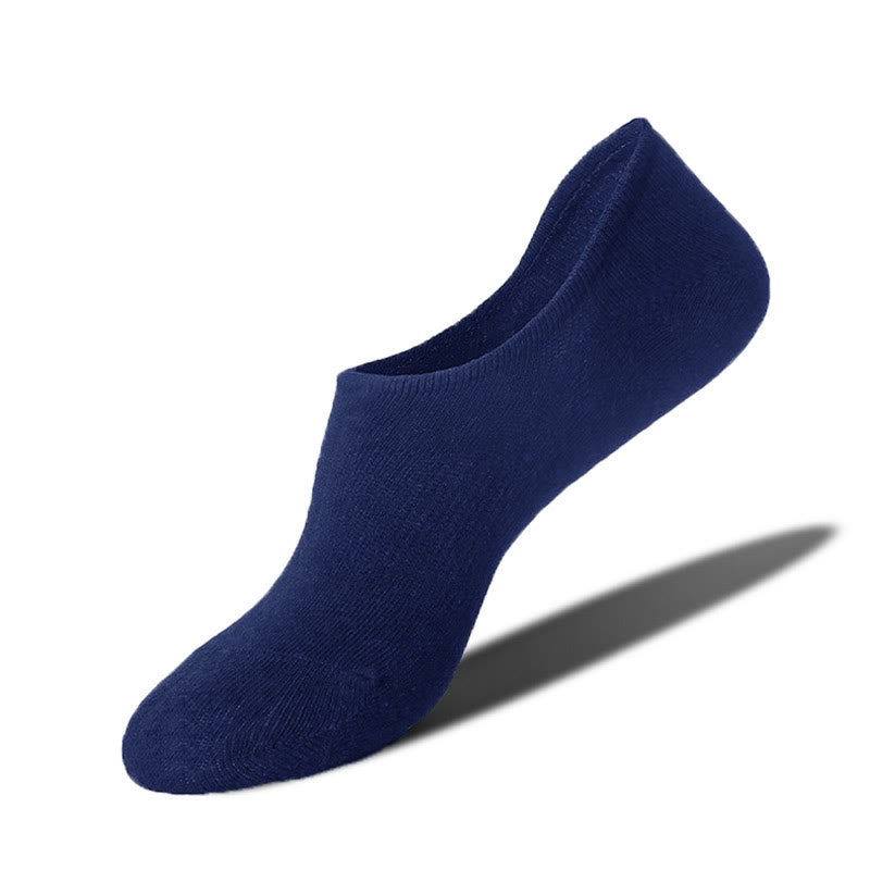 Chaussettes invisibles tendance (5 paires) - Bleu marine - EU40-48 (US7-13) - image 15
