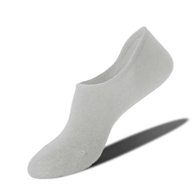 Chaussettes invisibles tendance (5 paires) - Gris clair - EU40-48 (US7-13) - image 14