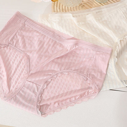 Culotte fine transparente taille moyenne en soie glacée grande taille (lot de 3)