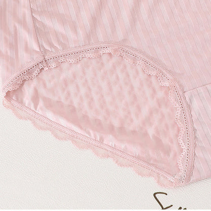 Culotte fine transparente taille moyenne en soie glacée grande taille (lot de 3)