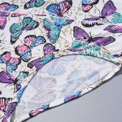 Culotte taille haute à imprimé papillon (lot de 4) - image 4