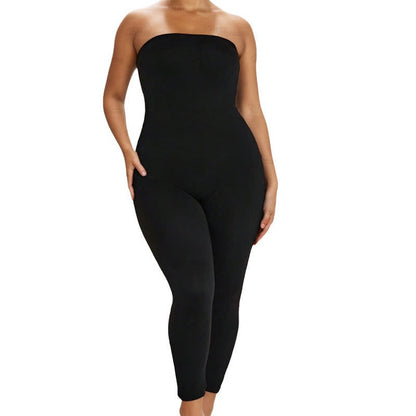 Body moulant extensible sans bretelles