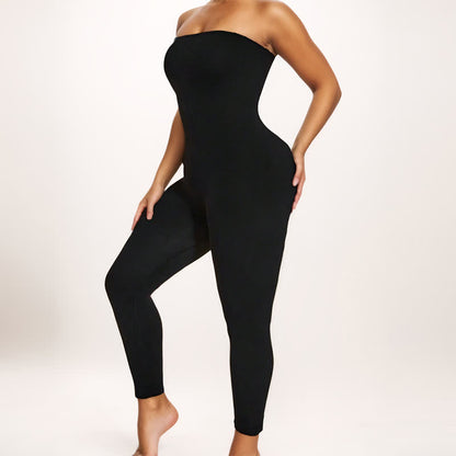 Body moulant extensible sans bretelles
