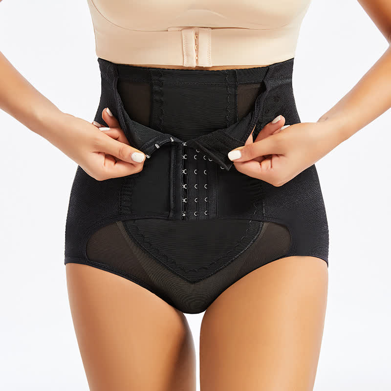 Culotte gainante taille haute avec effet ventre plat