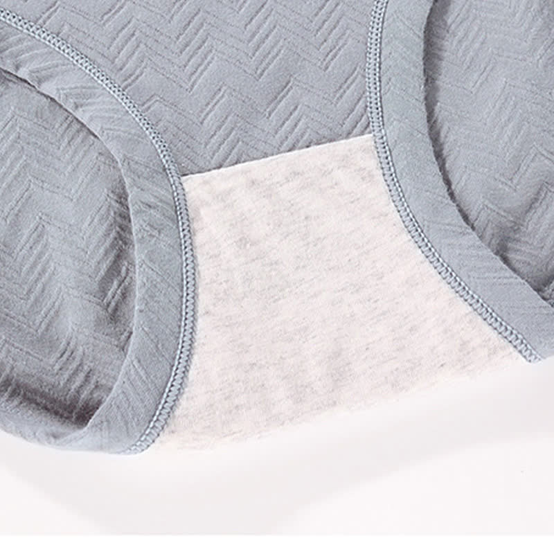 Culotte taille haute basique en coton uni grande taille (lot de 3)